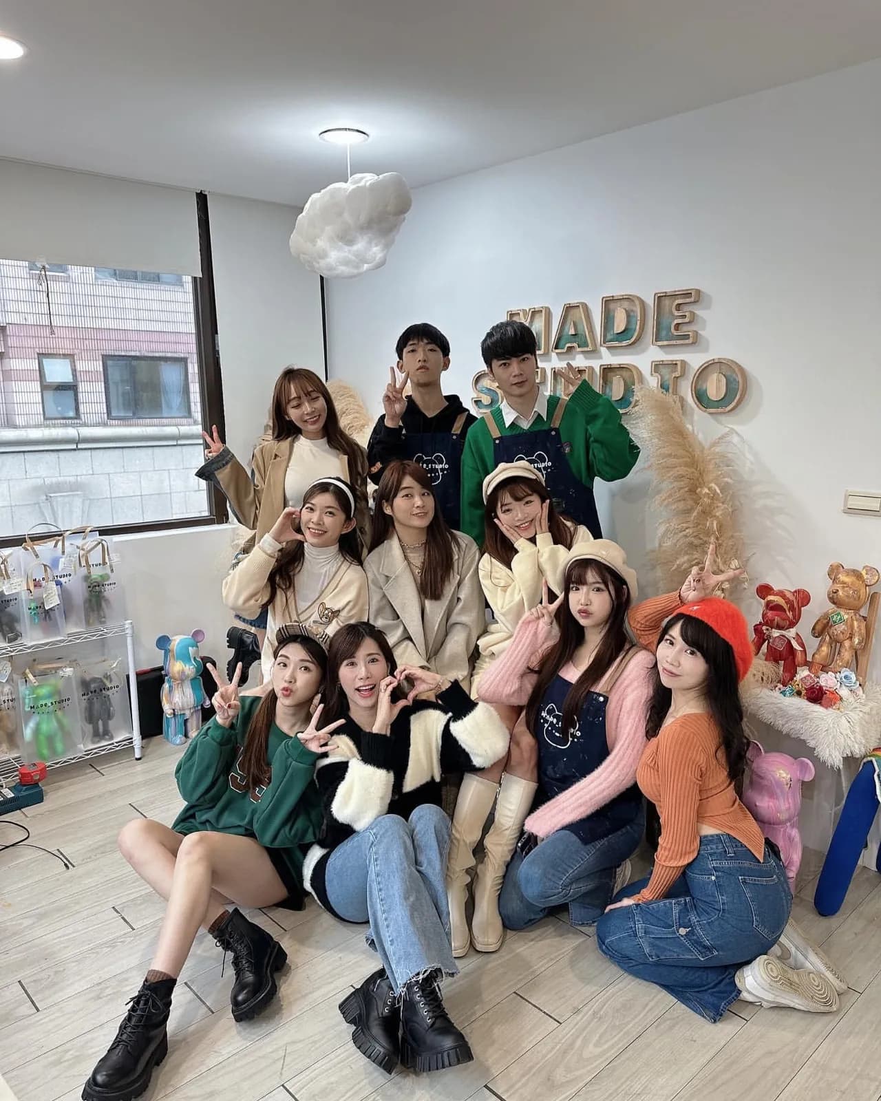The Made Studio team at our studio in Taipei